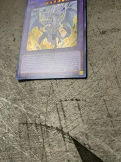 Yugioh Albion The Sanctifire Dragon CYAC-EN035 Secret Rare 1st Ed LP/NM - Image 4