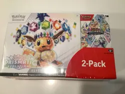 Pokemon TCG Scarlet & Violet Prismatic Evolutions 2 Pack ETB Costco Bundle Box - Image 3