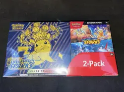 Pokemon TCG: Surging Sparks Costco 2 Pack ETB & Booster Bundle - Image 1