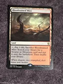 Bloodstained Mire Khans of Tarkir Regular - Image 1