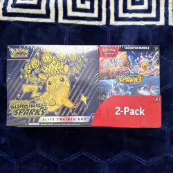 Pokemon TCG: Surging Sparks Costco2 Pack ETB & Booster Bundle - Image 1