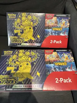 Pokemon Surging Sparks Elite Trainer Box/Booster Bundle Costco 2-Pack (LOT OF 2) - Image 2