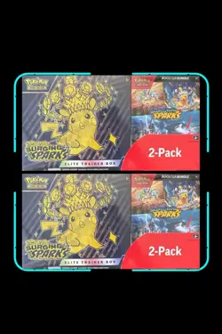 Pokemon Surging Sparks Elite Trainer Box/Booster Bundle Costco 2-Pack (LOT OF 2) - Image 3