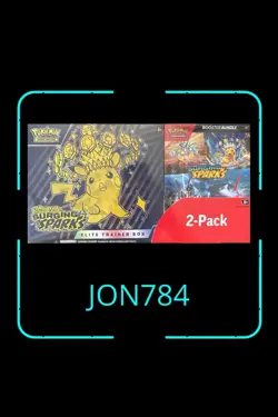 Pokemon Surging Sparks Elite Trainer Box and Booster Bundle Costco, 2-Pack - Image 1