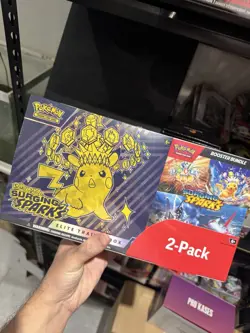 Pokemon Surging Sparks Elite Trainer Box and Booster Bundle Costco, 2-Pack - Image 2