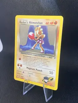 Rockets Hitmonchan Holo Gym Heroes Trading Card 11/132 - Image 2