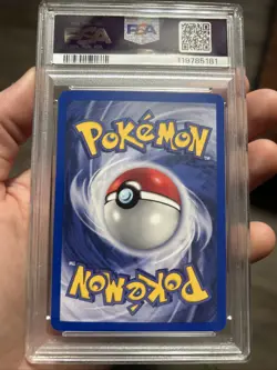 Rockets Hitmonchan 1st Edition Gym Heroes Trading Card 11/132 PSA 7 With Swirl - Image 2