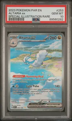 PSA 10 2023 POKEMON PAR EN PARADOX RIFT 253 ALTARIA ex SPECIAL ILLUSTRATION RARE - Image 1