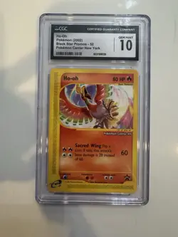 CGC 10 Ho-oh [Pokemon Center NY] 52/53 Wotc Promo Regular - Image 1
