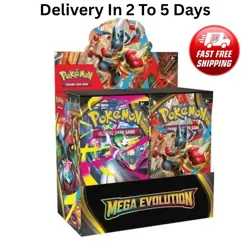 Pokemon TCG Mega Evolution ENHANCED BOOSTER BOX Factory Sealed 36 Packs - Image 1