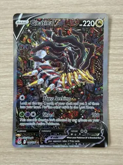 Giratina V 186/196 Pokemon TCG SWSH Lost Origin Secret Rare Alternate Art - NM - Image 1