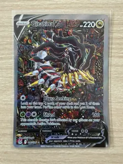 Giratina V 186/196 Pokemon TCG SWSH Lost Origin Secret Rare Alternate Art - NM - Image 3