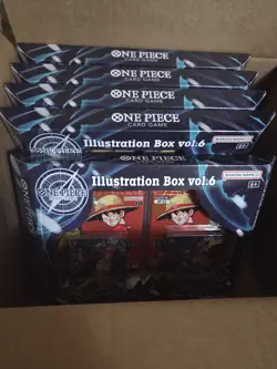Bandai Trading Card Games One Piece Illustration Box Vol 6 - LOT OF 5 Boxes NEW - Image 2