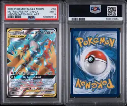 2019 Pokemon SM Hidden Fates Moltres & Zapdos & Articuno GX 66/68 Full Art PSA 9 - Image 3