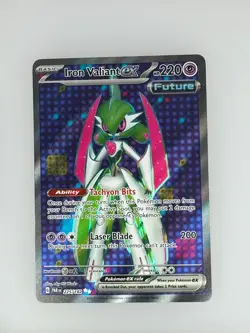 2023 Pokemon Paradox Rift Iron Valiant ex 225/182 NM - Image 1