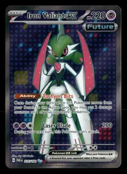 Iron Valiant ex - 225/182 - Ultra Rare - Paradox Rift - Pokemon Card - NM/M - Image 1