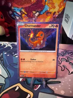 Charmander - 047 (Cosmos Holo) 047 Sv: Scarlet & Violet Promo Cards Holo - Image 1