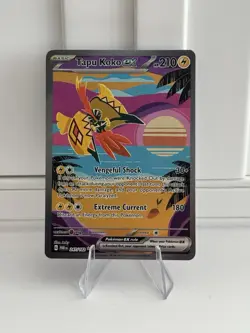 Pokemon TCG Sir Paradox Rift Tapu Koko EX Holo Card 247/182 SV04 - Image 1