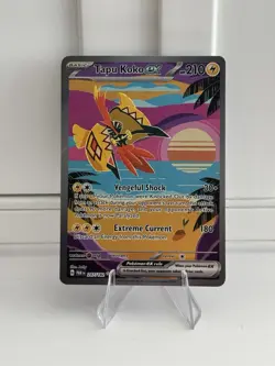 Pokemon TCG Sir Paradox Rift Tapu Koko EX Holo Card 247/182 SV04 - Image 2