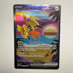 Pokemon TCG Tapu Koko EX Paradox Rift Holo Card 247/182 Sir - Image 1