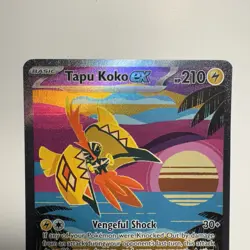 Pokemon TCG Tapu Koko EX Paradox Rift Holo Card 247/182 Sir - Image 2