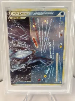 PSA 7 Lugia Legend Heartgold & Soulsilver Top 2010 Pokemon Spanish #114 Holo - Image 2