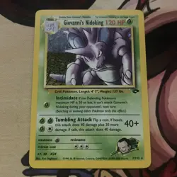 2000 Pokemon Gym Challenge Giovanni's Nidoking #7/132 LP-NM - Image 2