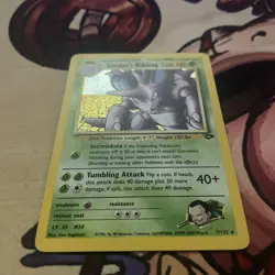 2000 Pokemon Gym Challenge Giovanni's Nidoking #7/132 LP-NM - Image 3