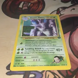 2000 Pokemon Gym Challenge Giovanni's Nidoking #7/132 LP-NM - Image 4