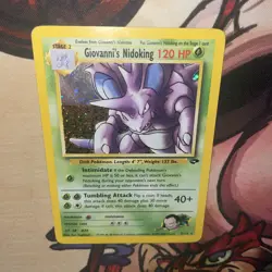 2000 Pokemon Gym Challenge Giovanni's Nidoking #7/132 LP-NM - Image 5