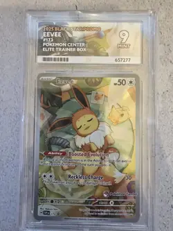 Pokemon Center Eevee Promo SVP-173 Stamped Prismatic Evolutions Ace 9 Mint - Image 1