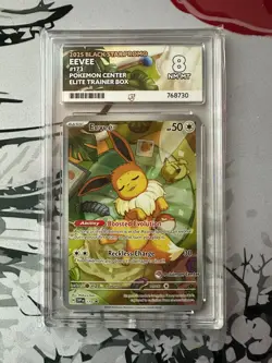 Eevee - 173 Pokemon Center Stamped Promo - Ace Graded 8 - Prismatic Evolutions - Image 1