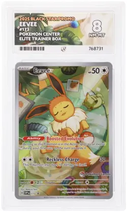 Eevee - 173 Pokemon Center Stamped Promo - Ace Graded 8 - Prismatic Evolutions - Image 3