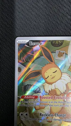 Prismatic Evolutions Elite Trainer #173 Eevee Pokemon Center Stamped Promo - Image 2