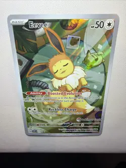 Pokemon Center Eevee #173 Stamped Promo Prismatic Evolutions Holo - Image 2
