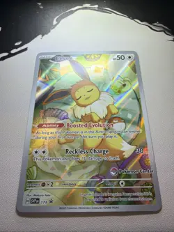 Pokemon Center Eevee #173 Stamped Promo Prismatic Evolutions Holo - Image 3