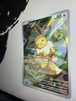 Pokemon Center Eevee #173 Stamped Promo Prismatic Evolutions Holo - Image 4