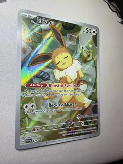 Pokemon Center Eevee #173 Stamped Promo Prismatic Evolutions Holo - Image 5