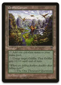 Griffin Canyon (NM) Visions VIS Magic MTG - Image 1