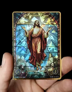 2025 Sacred Legacy SECRET RARE The Ascension Of Jesus card 105/100 🔥 - Image 1