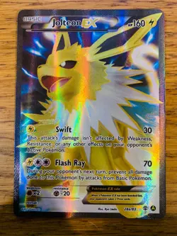 NM! Jolteon EX (28a/83) XY Generations Full Art Ultra Rare Pokemon Card! - Image 1