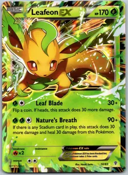 Leafeon EX 10/83 Generations - Pokemon TCG EN - Ultra Rare Holo (LP) - Image 1