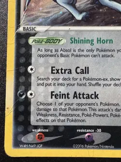 Absol 15/92 EX Legend Maker Pokemon Card Reverse Holo Foil Rare HP - Image 5