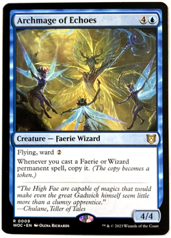 MTG Archmage of Echoes Commander: Wilds of Eldraine 0009 NM - Image 1