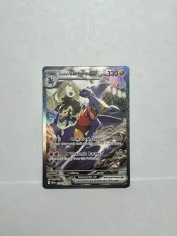 Pokemon Cynthia's Garchomp EX Holo Card 232/182 Sv10: Destined Rivals SIR *** - Image 1