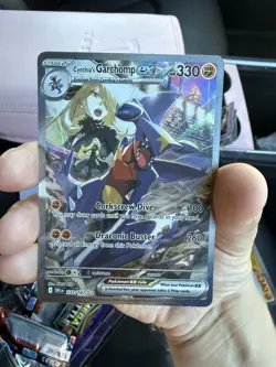 Cynthia's Garchomp EX 232/182 SIR Destined Rivals Pokemon Card - Image 1