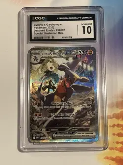 Cynthia's Garchomp EX 232/182 SIR Destined Rivals Gem Mint CGC 10 Pokemon 2025 - Image 1