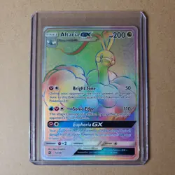 Pokemon TCG Altaria GX Dragon Majesty Holo Card 72/70 Secret Rare - Image 1