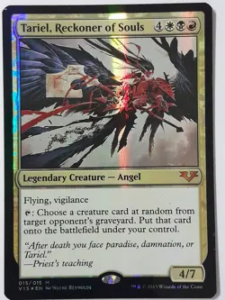 Tariel, Reckoner of Souls (Foil) - NM - V15 FTV From the Vault Angels MTG Magic - Image 1