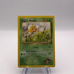 Pokemon Gym Challenge - Koga's Weedle 82/132 - Common - NM - Image 1